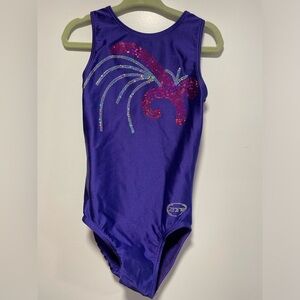 Ozone YM purple leotard